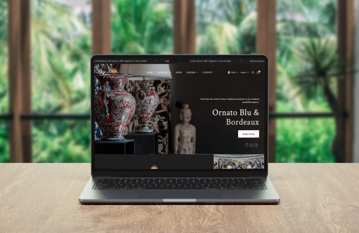Restyling Sito e-commerce Ceramiche di Caltagirone Sofia